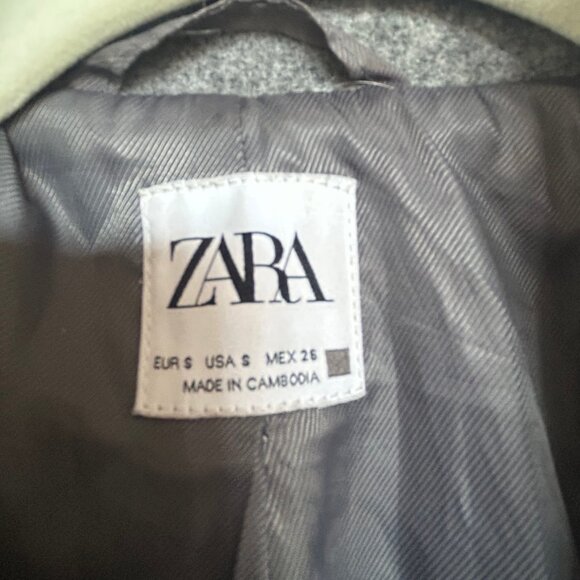 Zara Trench Coat, Small, Grey - Picture 3 of 4